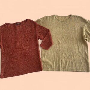 Colorful Vintage Knit Top Bundle (sz S)